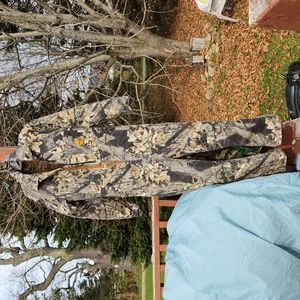 Moleskins quilted one-piece hunting suit